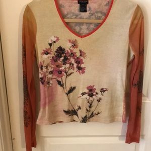 Jane Doe fun shirt with decorative sleeves